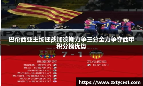 巴伦西亚主场迎战加德斯力争三分全力争夺西甲积分榜优势
